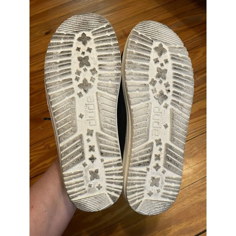 Hey Dude Wendy Linen‎ Black Size 3